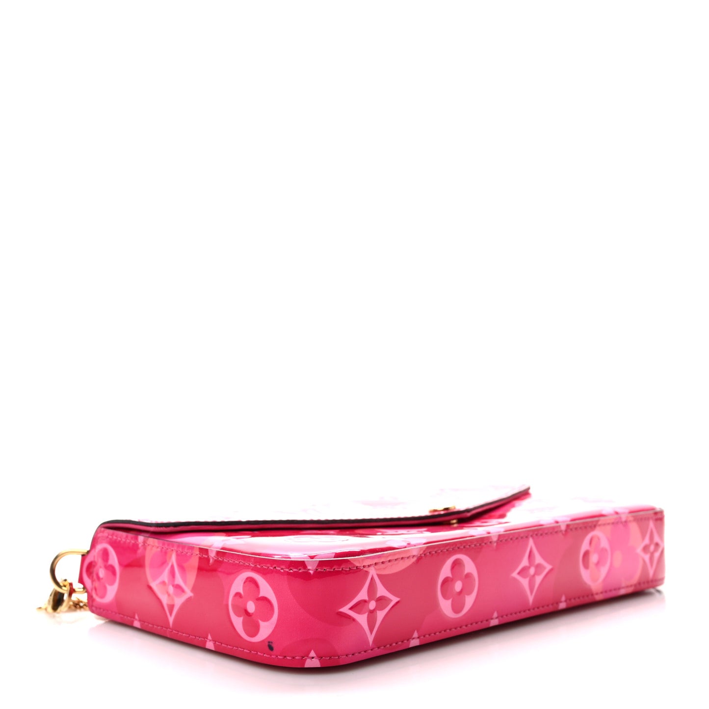 Vernis Valentine Pochette Felicie Chain Wallet Fuchsia