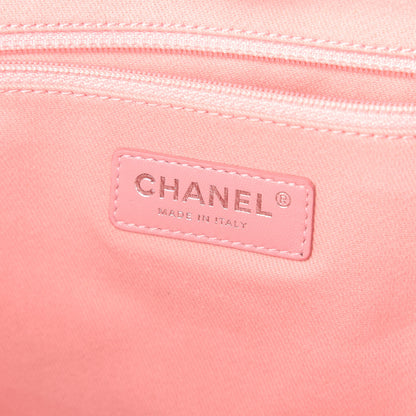 Chanel Canvas Small Deauville Tote Light Pink 6 of 9