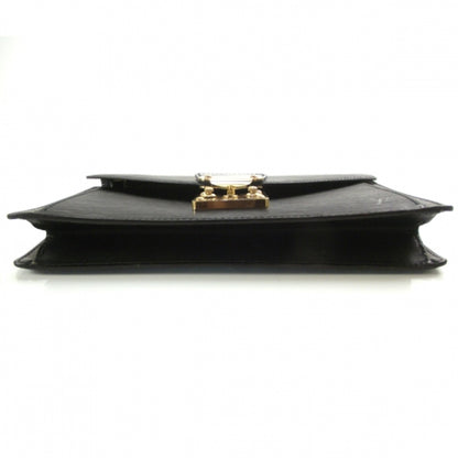Louis Vuitton Epi Pochette Sellier Dragonne Clutch Black 4 of 12