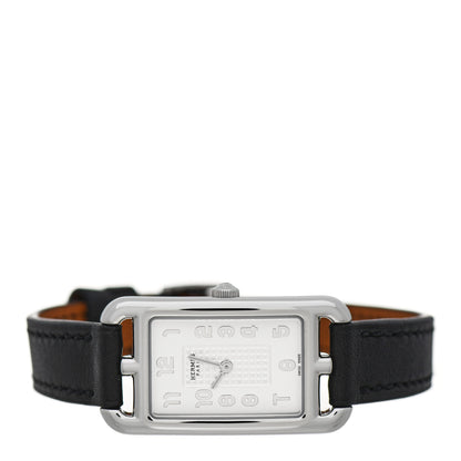 Hermes Stainless Steel Barenia 20mm Nantucket Quartz Watch Noir 2 of 5