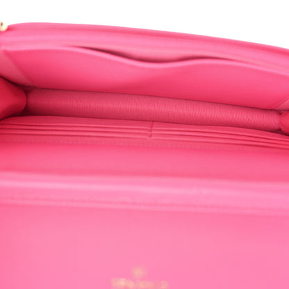Chanel Caviar Quilted Wallet on Chain WOC Pink 5 of 12