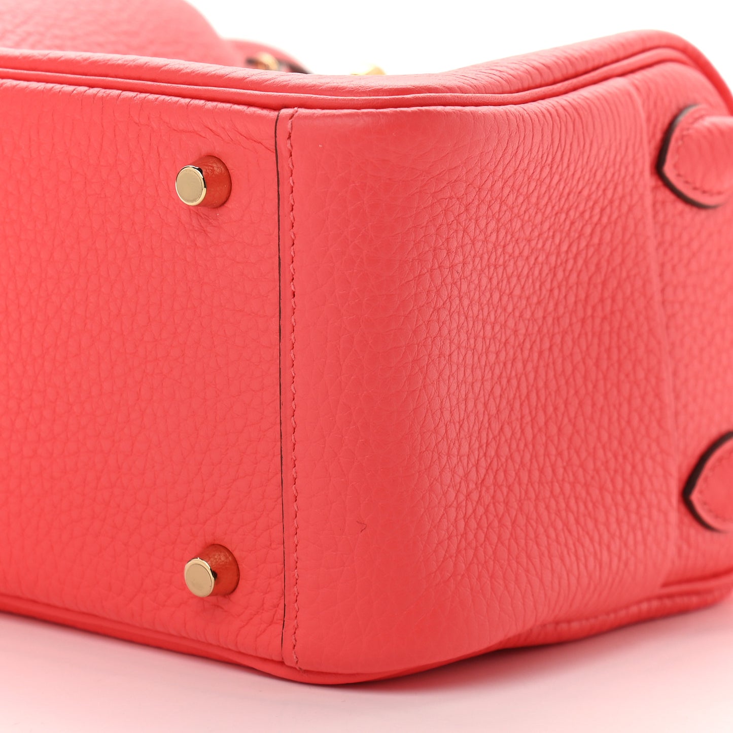 Taurillon Clemence Mini Lindy 20 Rose Texas
