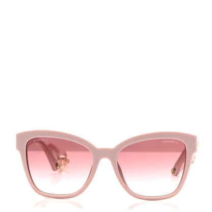 Chanel Acetate Chain Square Sunglasses 5487-A Pink 3 of 9