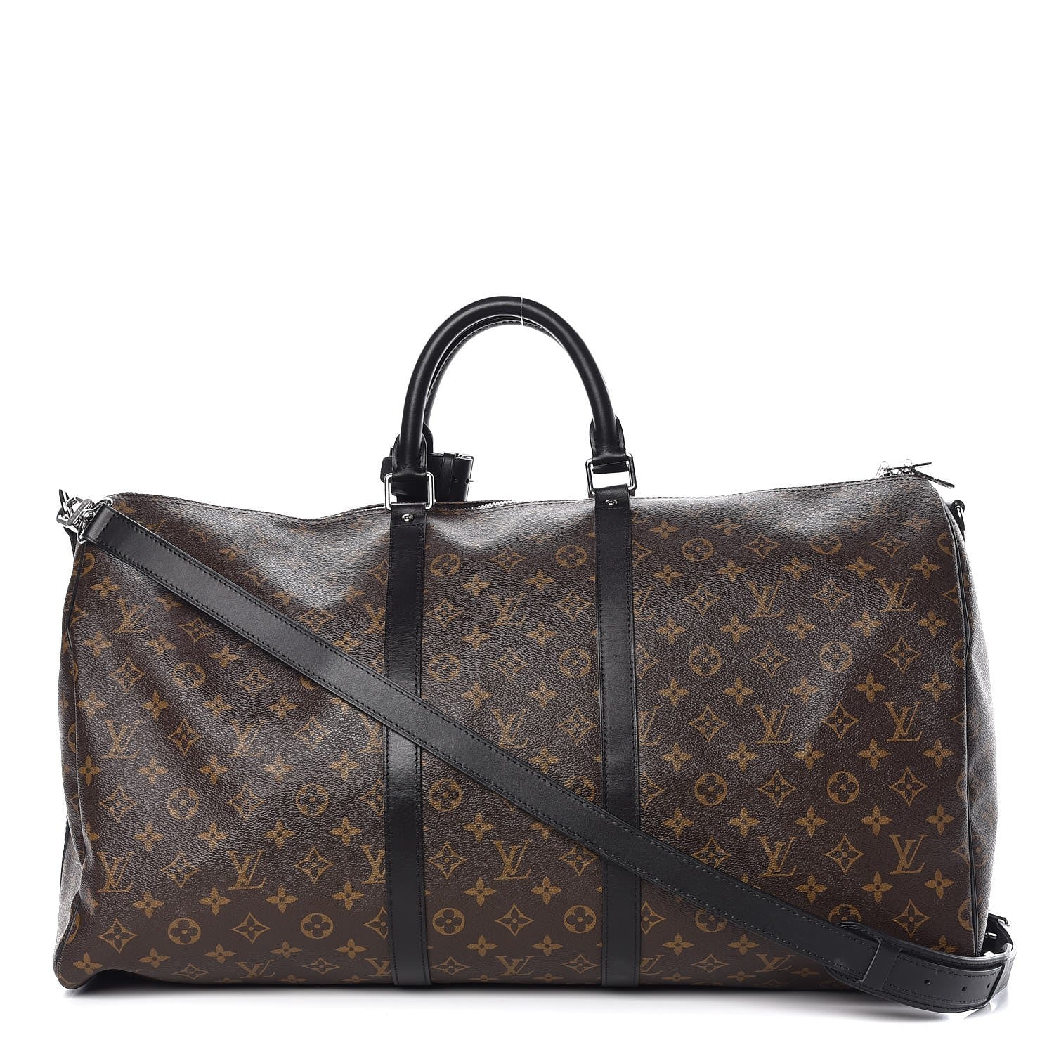 Louis Vuitton Monogram Macassar Keepall Bandouliere 55 1 of 9