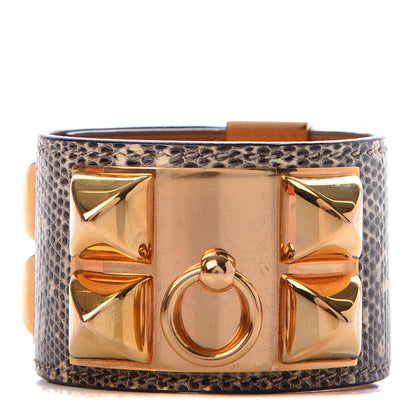 Hermes Lizard Collier De Chien CDC Bracelet T2 Ombre 1 of 7