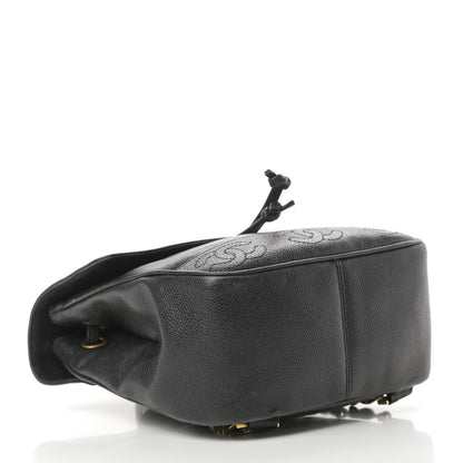 Chanel Caviar CC Backpack Black 4 of 15