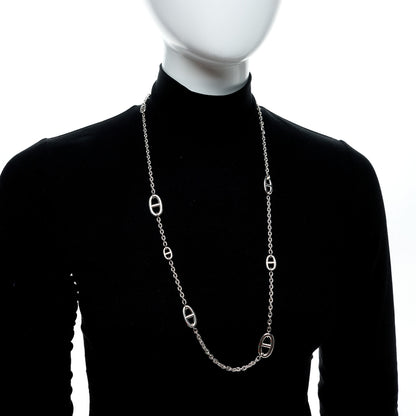 Hermes Sterling Silver Farandole Necklace 80 2 of 6