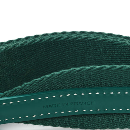 Goyard Canvas Calfskin Adjustable Shoulder Strap Green 3 of 4