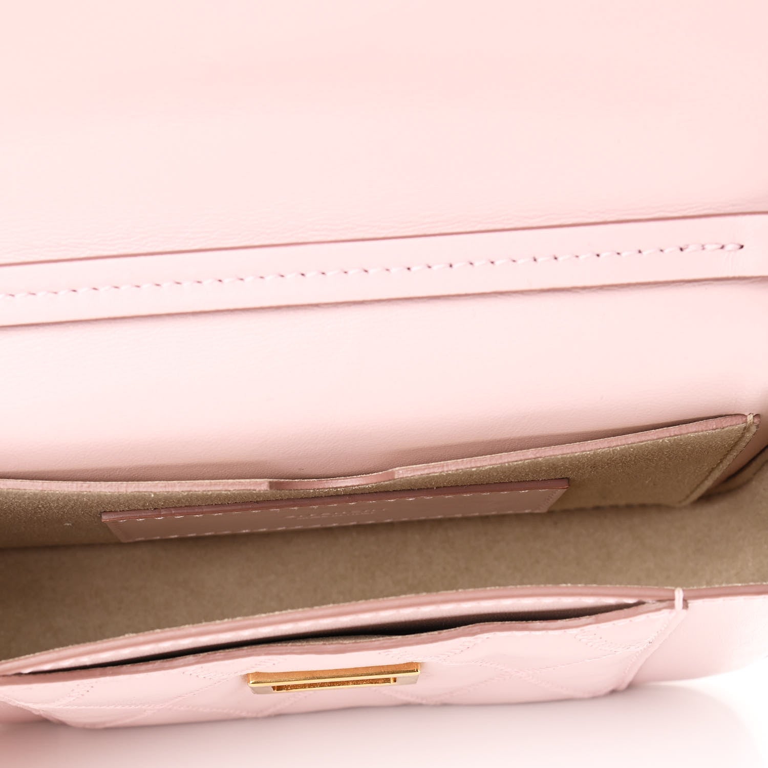 Givenchy Goatskin Quilted GV3 Mini Pocket Convertible Bag Pale Pink 4 of 8