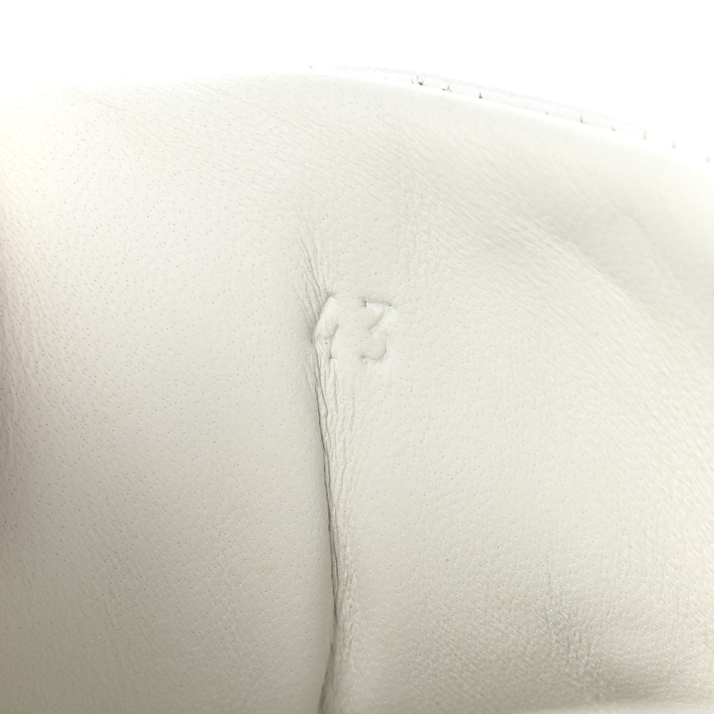 Calfskin Perforated Day Sneakers 43 White