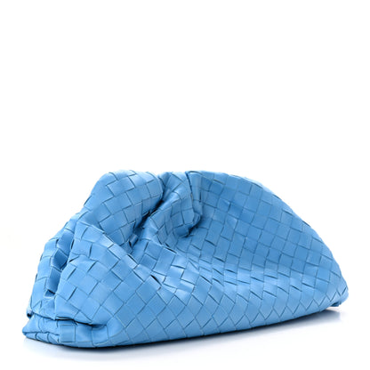 Bottega Veneta Nappa Maxi Intrecciato The Pouch Oversized Clutch Swimming Pool 3 of 10