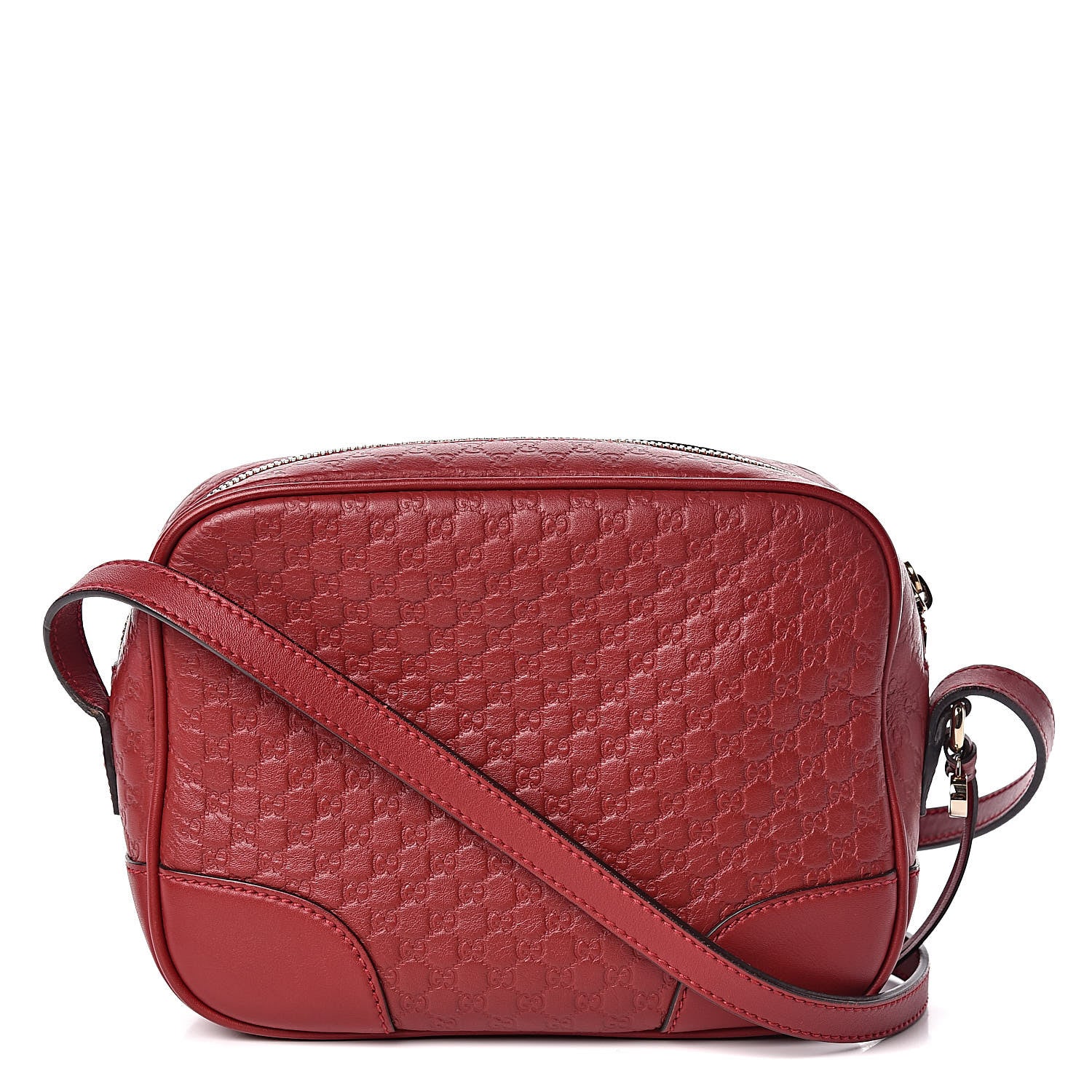 Gucci Microguccissima Mini Bree Messenger Bag Red 1 of 13