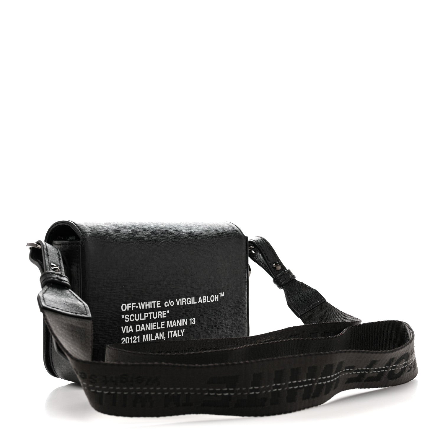 off white binder clip card holder Off-White Saffiano Mini Binder Clip Bag Black White 1840917 – FASHIONPHILE