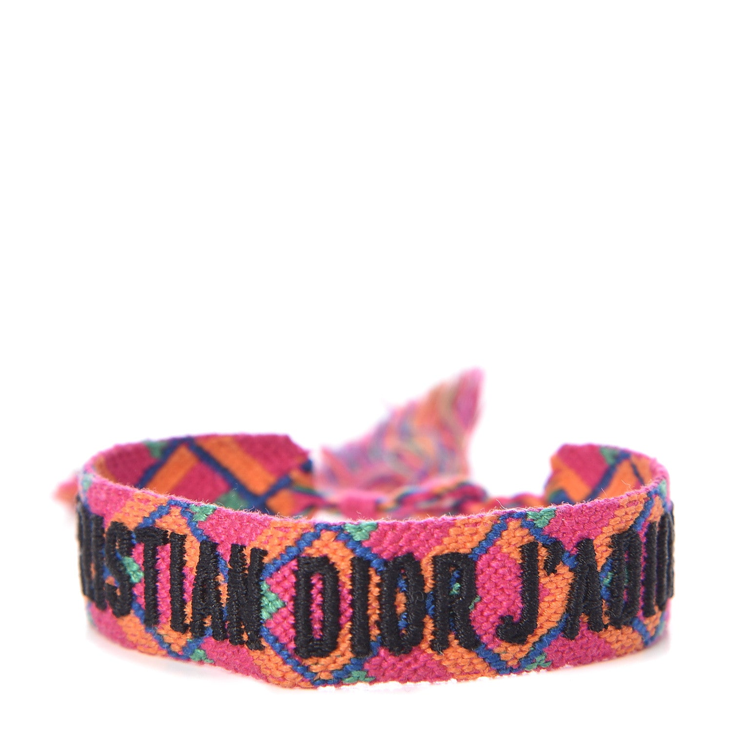Christian Dior Woven Cotton J'Adior Friendship Bracelet 1 of 3