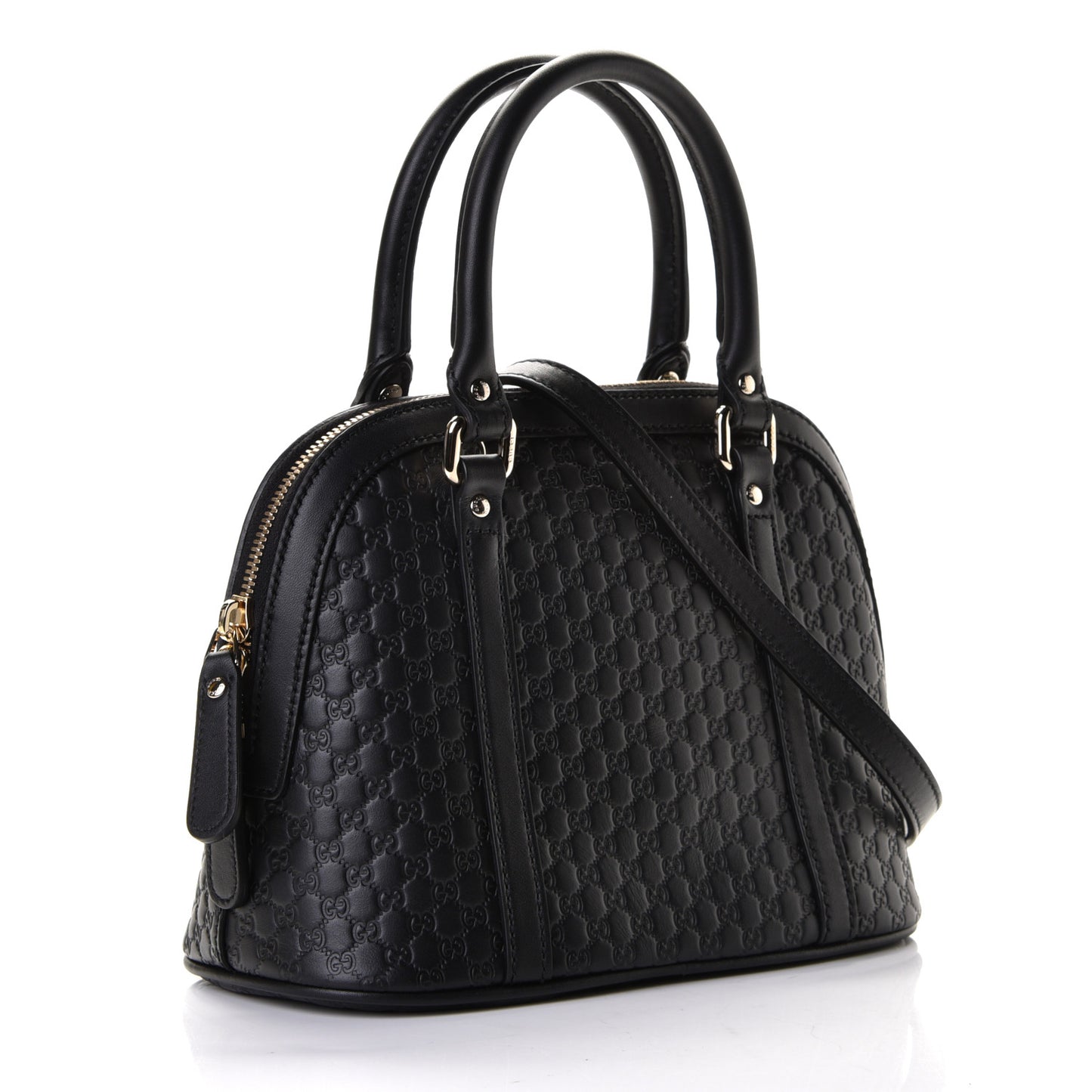 Microguccissima Mini Dome Bag Black