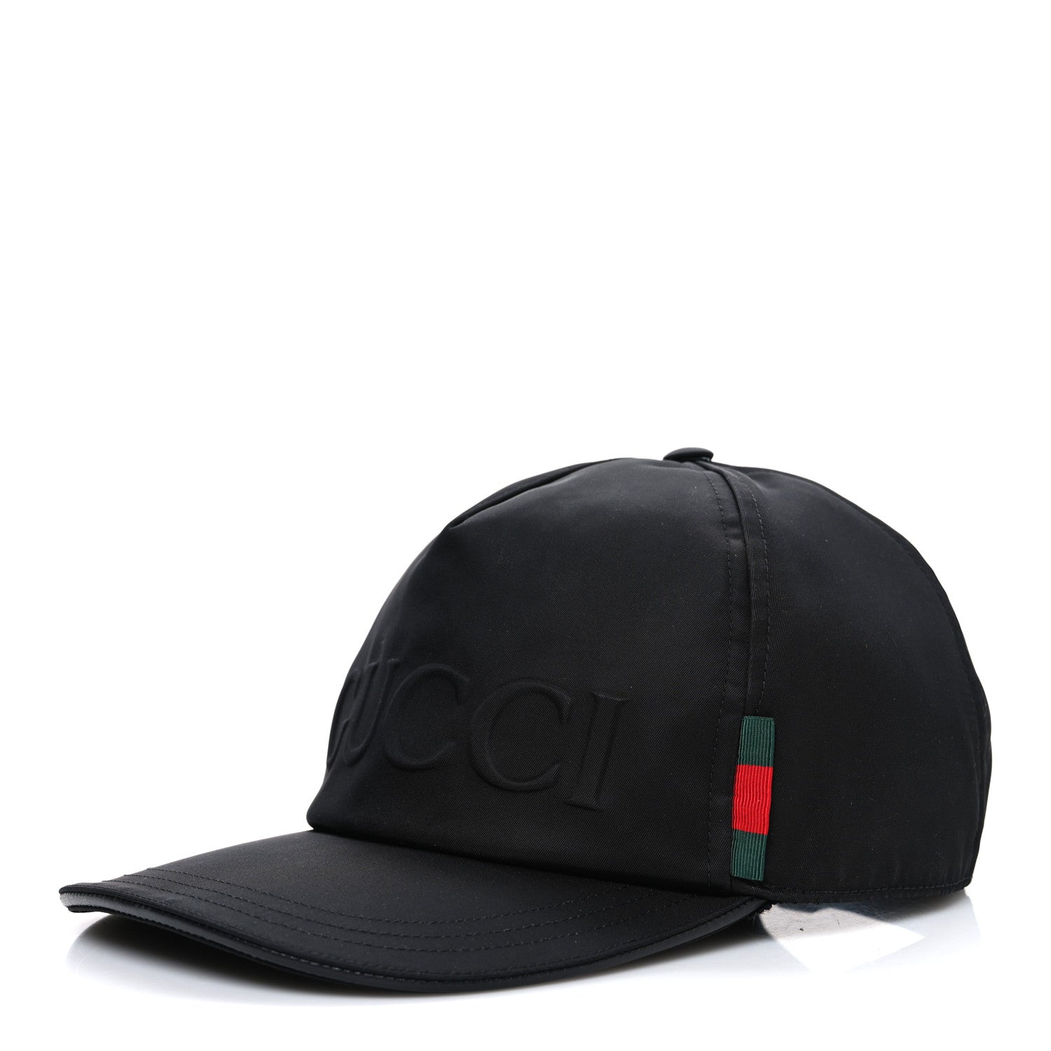 Gucci Nylon Web Logo Baseball Hat S Black 1777151 – FASHIONPHILE