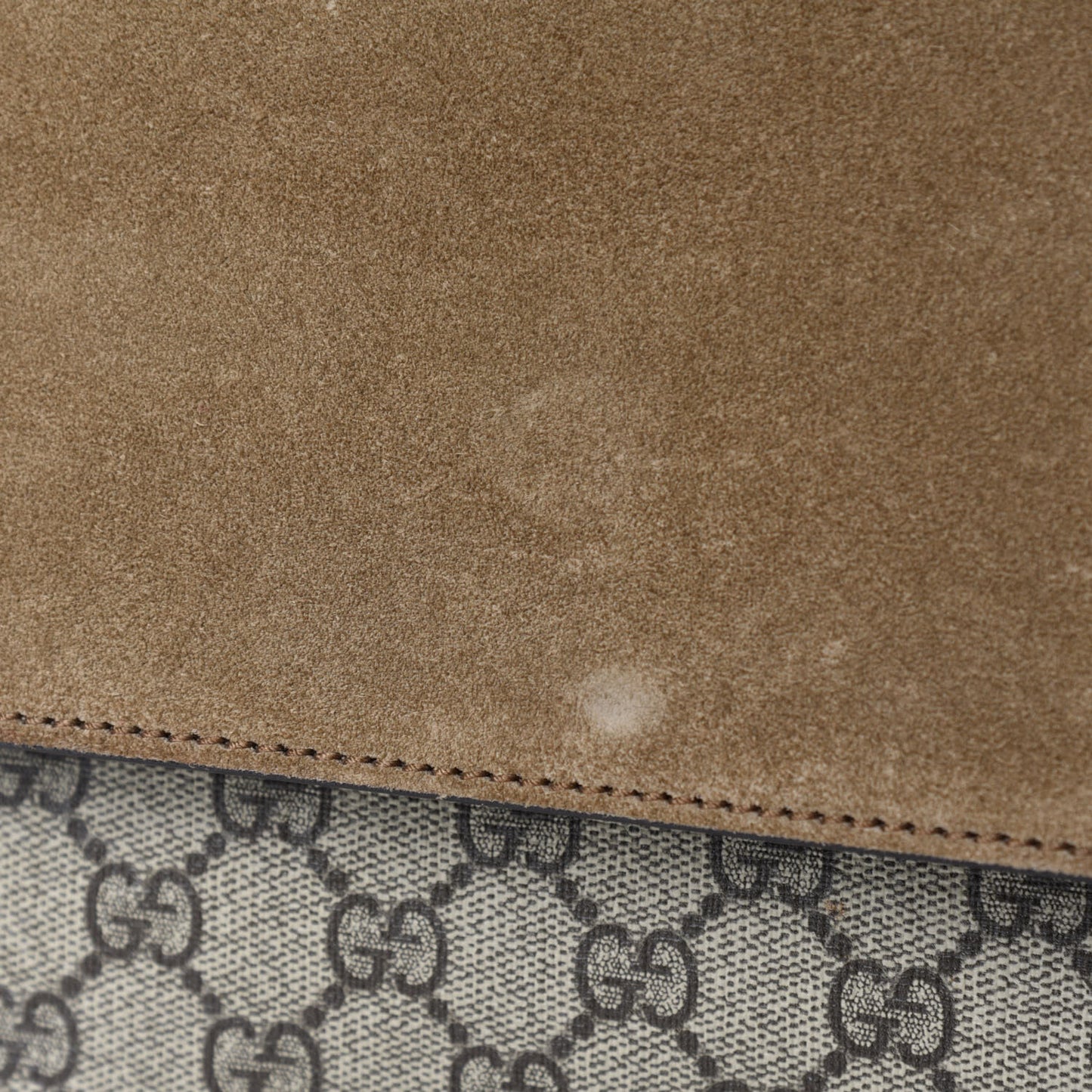 GG Supreme Monogram Medium Dionysus Shoulder Bag Taupe