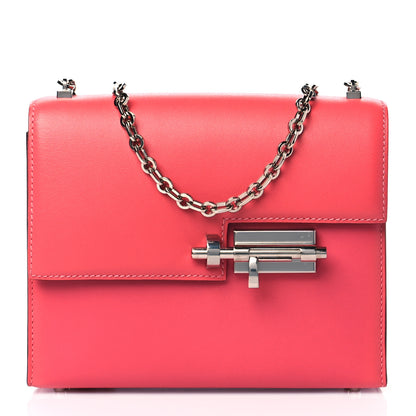 Hermes Tadelakt Mini Verrou Chaine Bag Rose Lipstick 1 of 9