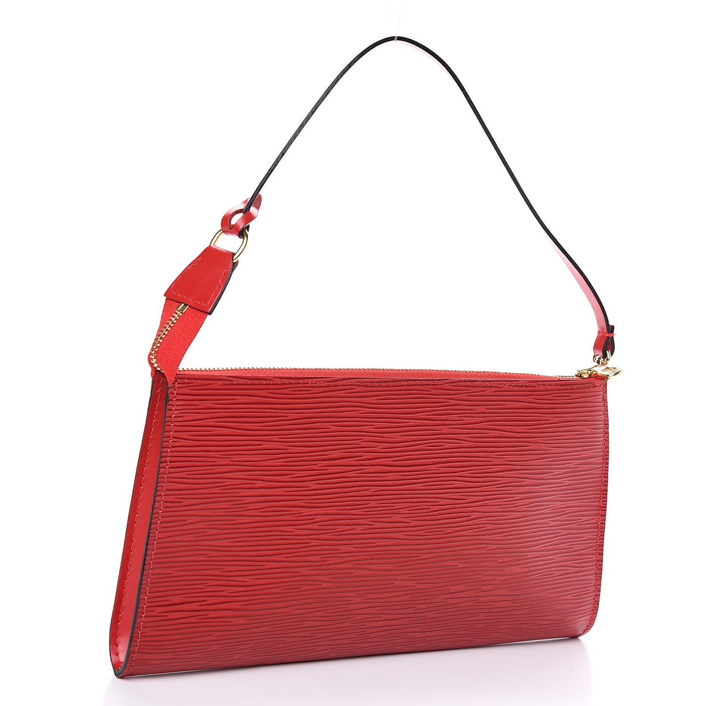 Epi Pochette Accessories 24 Castillan Red