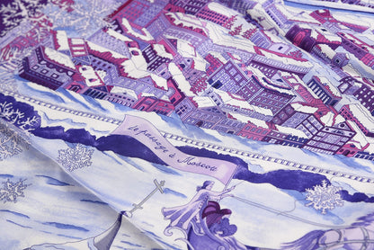 Hermes Silk Scarf De Passage a Moscou Scarf 90 4 of 4