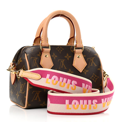 Louis Vuitton Monogram Speedy Bandouliere 20 Fuchsia 3 of 14