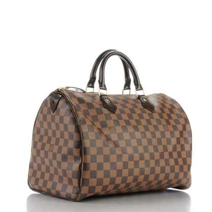 Louis Vuitton Damier Ebene Speedy 35 3 of 8