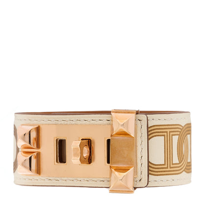 Hermes Swift Collier de Chien CDC 24 Light Circuit Bracelet T3 Nata 1 of 6