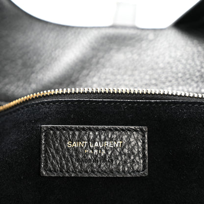 Saint Laurent Grained Deerskin Bea Tote Black 6 of 11