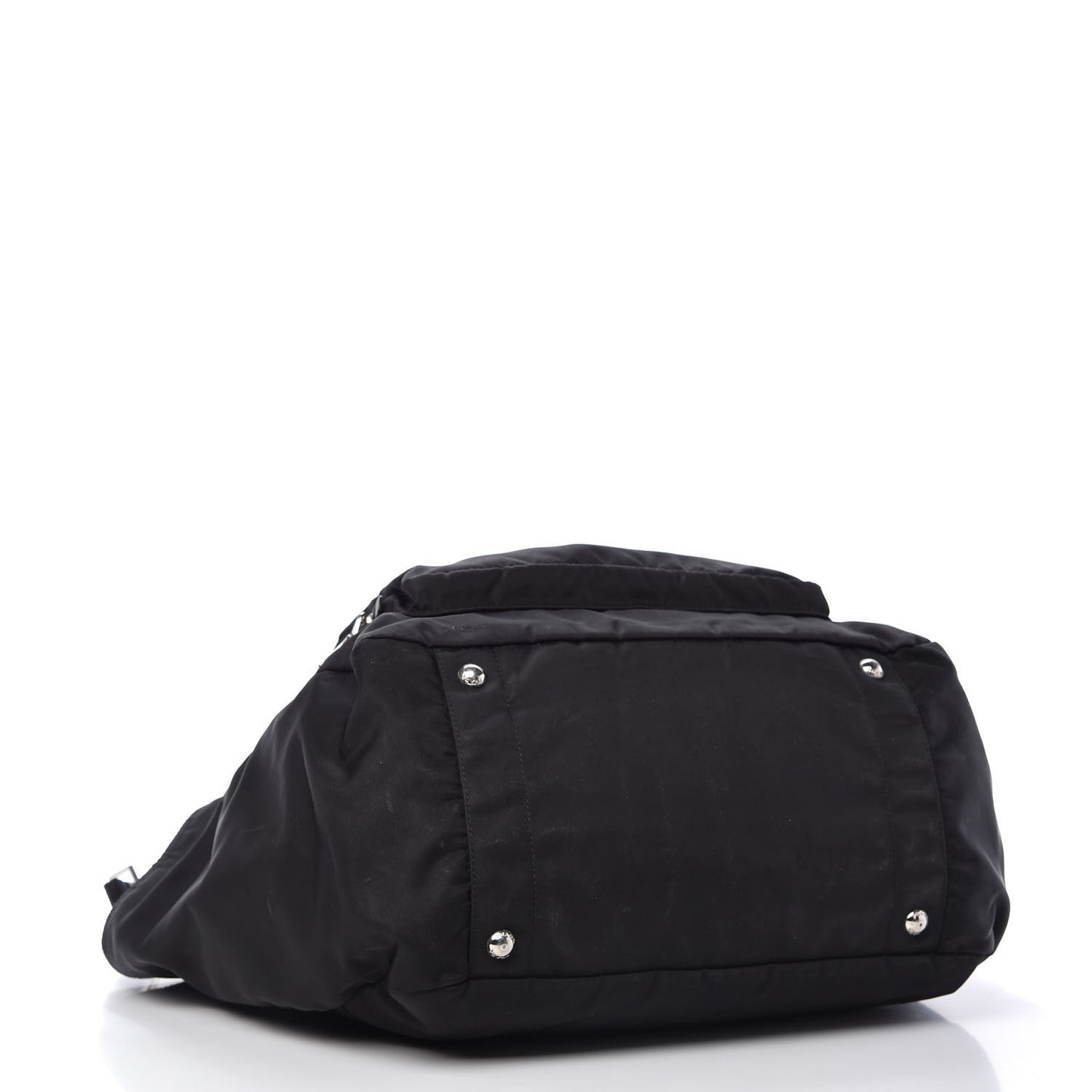 Tessuto Nylon Vela Diaper Bag Black
