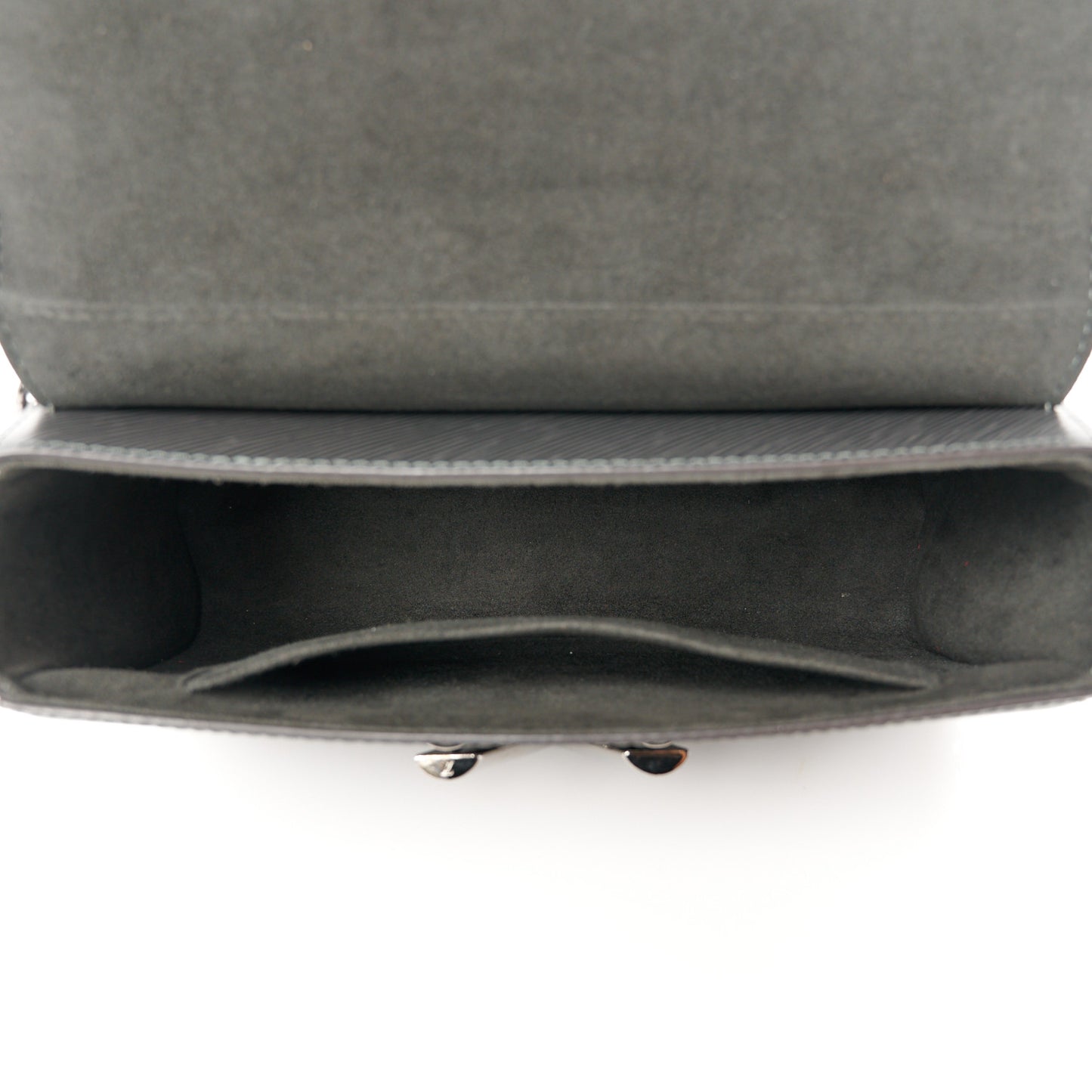 Epi Twist Shoulder Bag MM Platine
