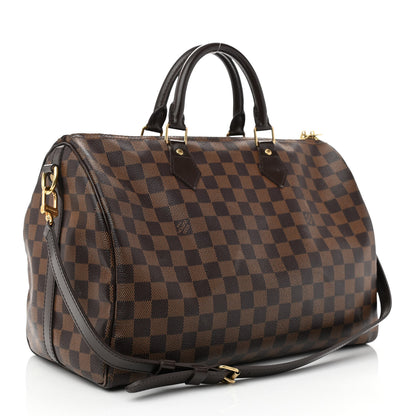 Louis Vuitton Damier Ebene Speedy Bandouliere 35 3 of 9