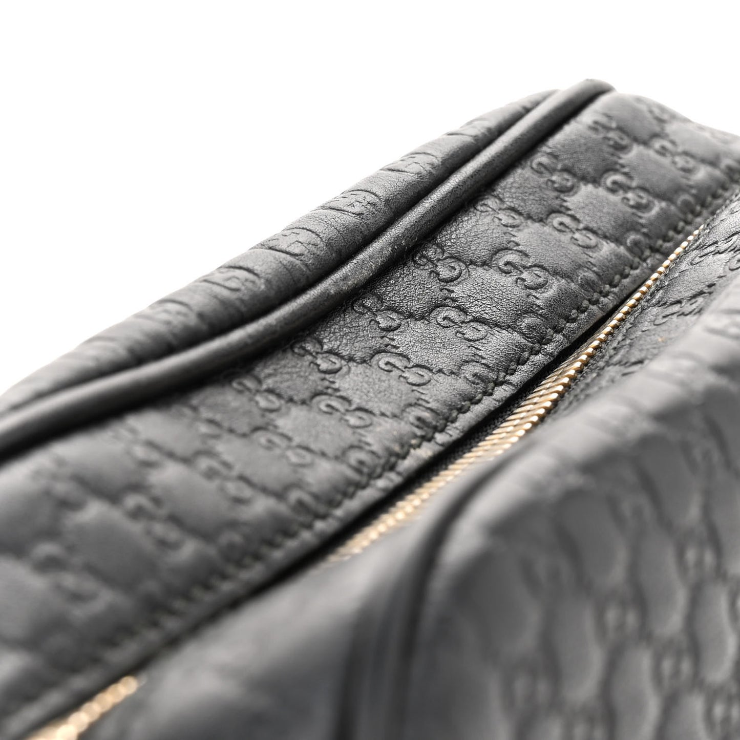 Microguccissima Mini Bree Messenger Bag Black