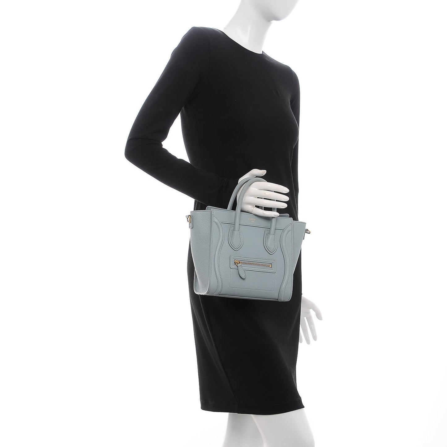 Drummed Calfskin Nano Luggage Cloud
