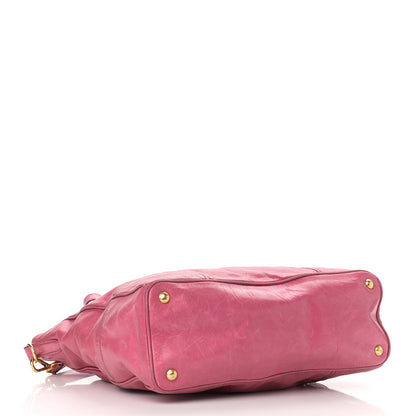 Prada Vitello Shine Tote Peonia 4 of 14
