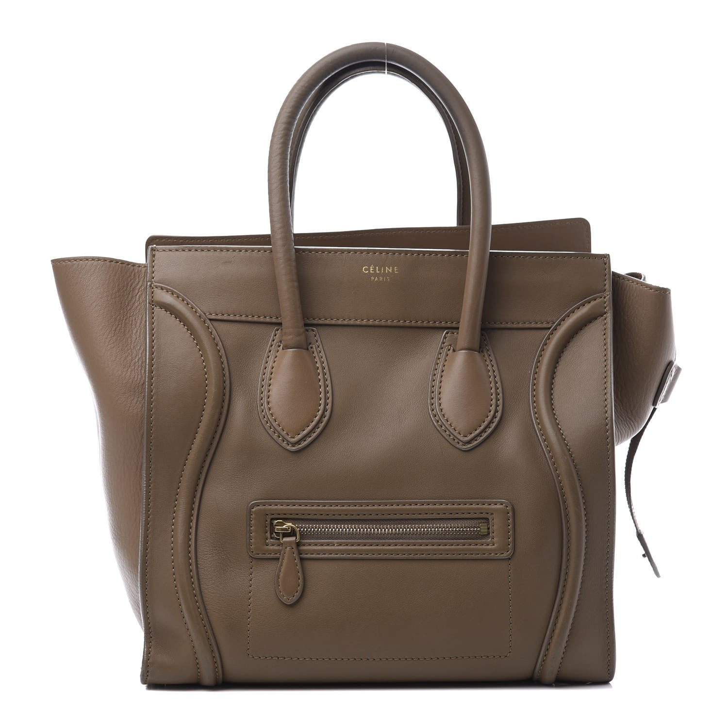 Celine Smooth Calfskin Mini Luggage Camel 1 of 8