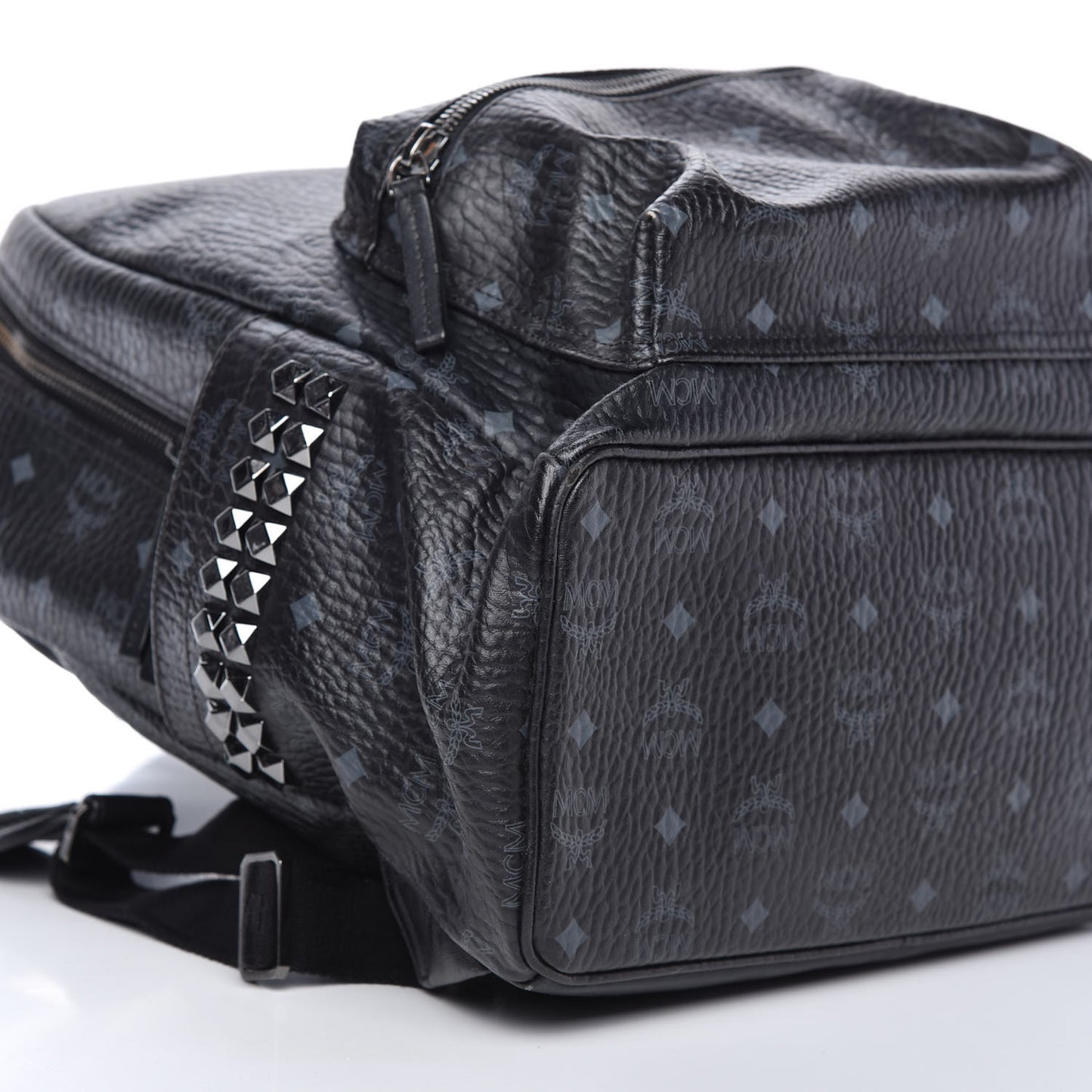 Visetos Medium Side Studs Stark Backpack Black