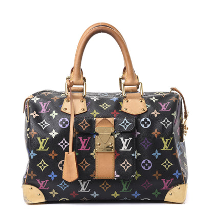 Louis Vuitton Monogram Multicolor Speedy 30 Black 1 of 14