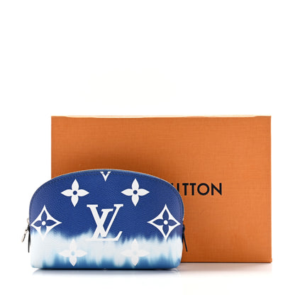 Louis Vuitton Monogram Giant Escale Cosmetic Pouch Blue 8 of 8