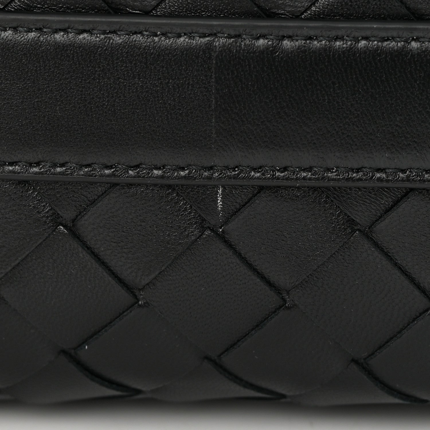Bottega Veneta Calfskin Nappa Intrecciato Mini Wallace Black 11 of 13