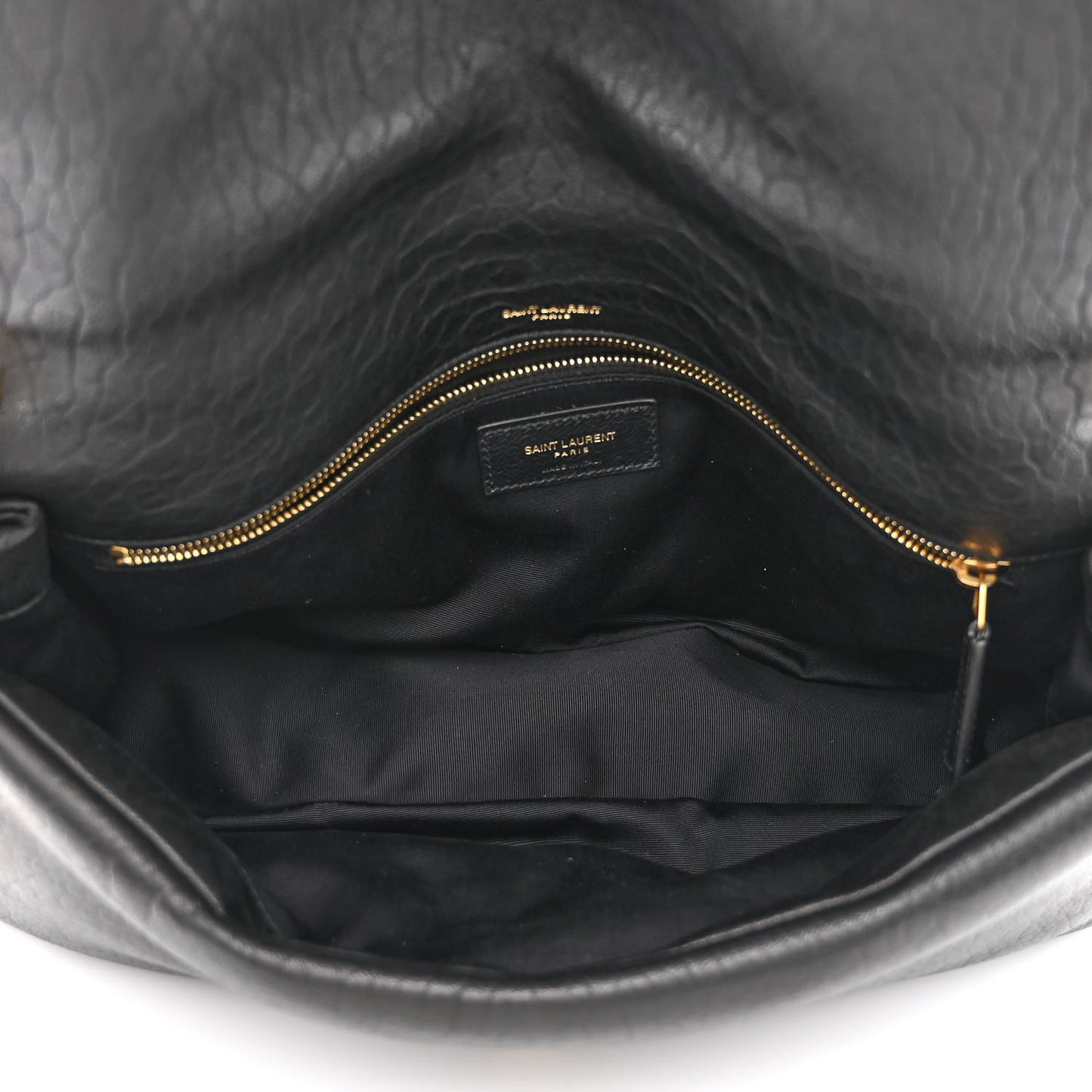 Grained Lambskin Large Calypso Black