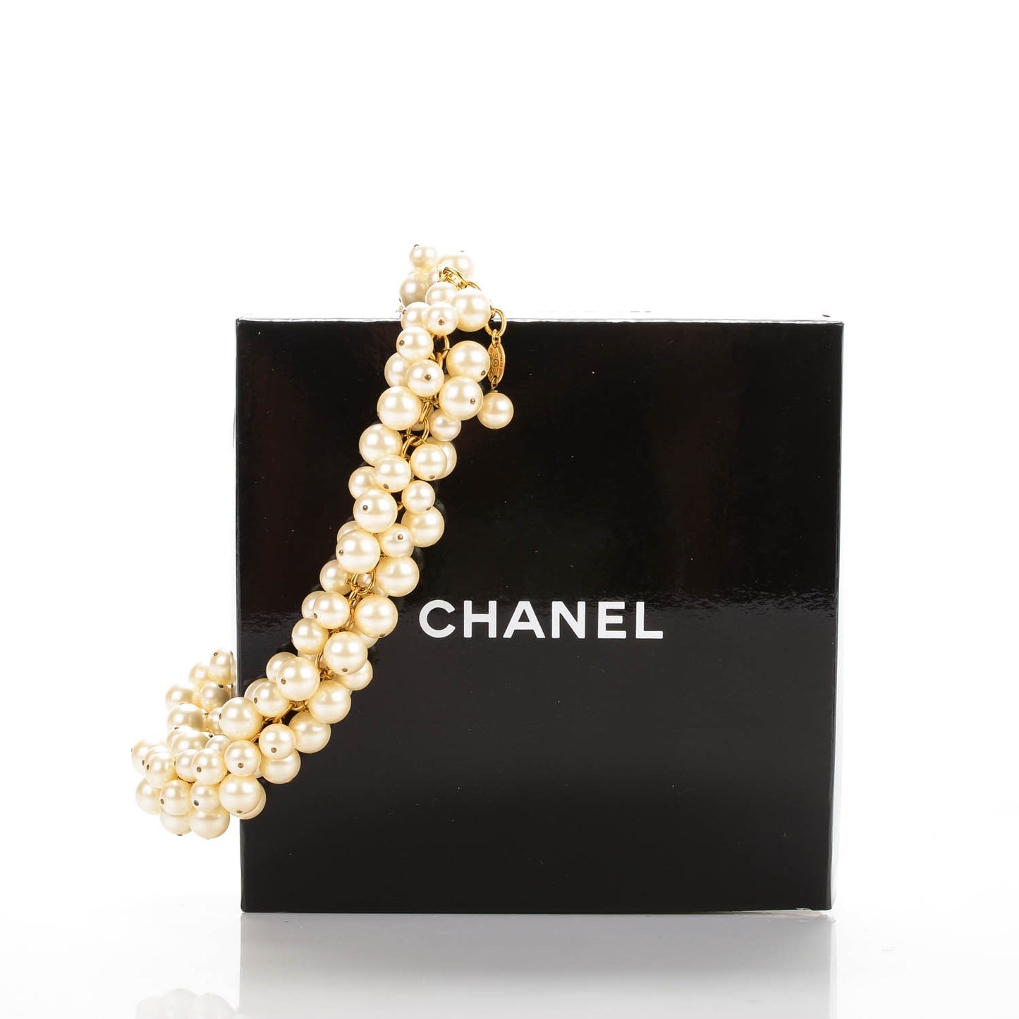 Pearl Layered Choker Necklace Gold