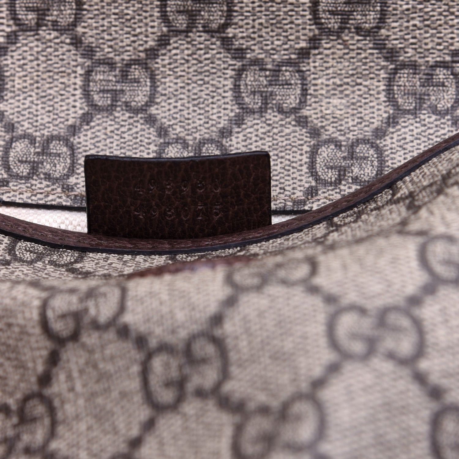 Gucci GG Supreme Monogram Neo Vintage Web Belt Bag Brown 9 of 11