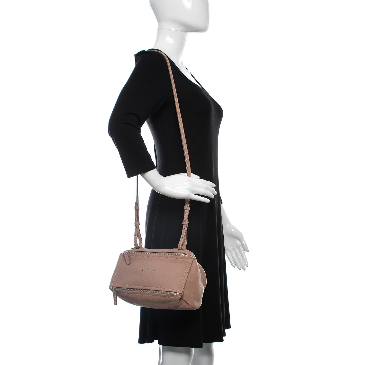 Givenchy Sugar Goatskin Mini Pandora Nude Pink 2 of 11