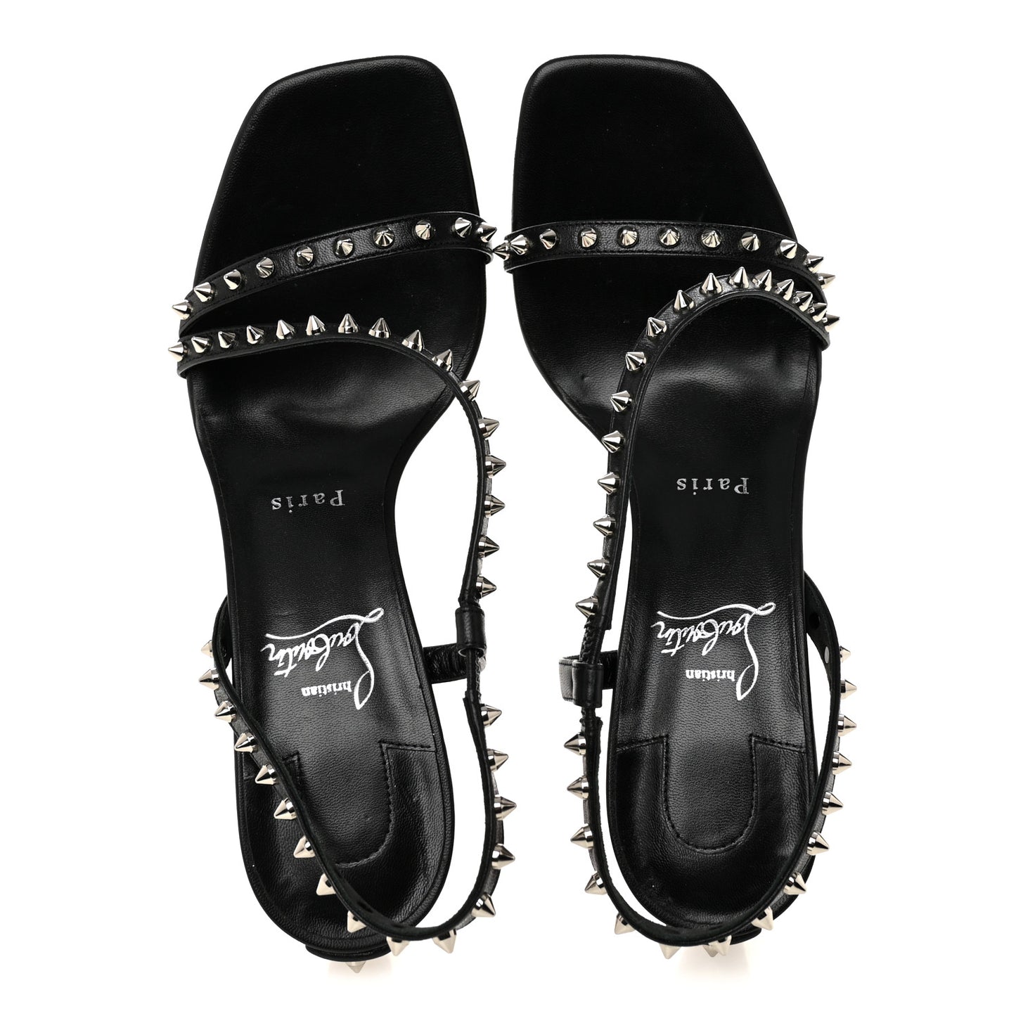 Nappa Rosa Condorapik 85 Spike Sandals 39 Black