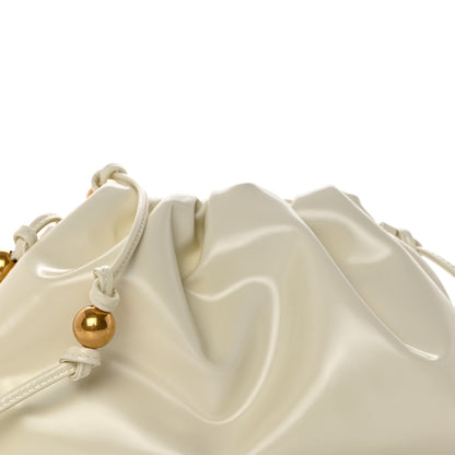 Bottega Veneta BOTTEGA VENETA Spazzolato Calfskin The Mini Sphere Pouch White 8 of 10