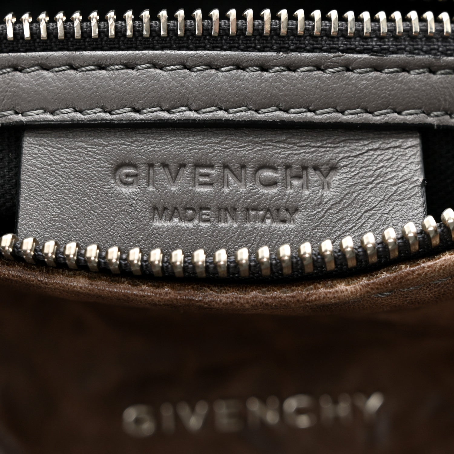 Givenchy Tumbled Sheepskin Small Pandora Brown 6 of 10