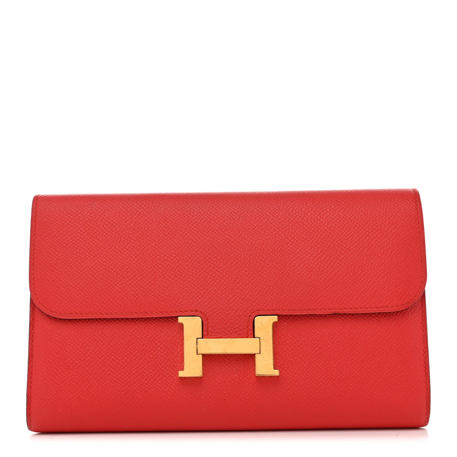 Hermes Epsom Constance Long Wallet Rose Jaipur 1 of 8