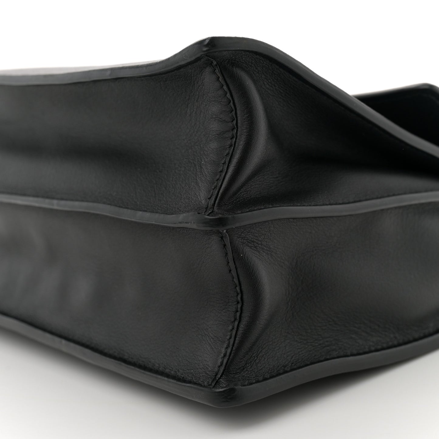 Calfskin Medium Soft Sound Shoulder Bag Black