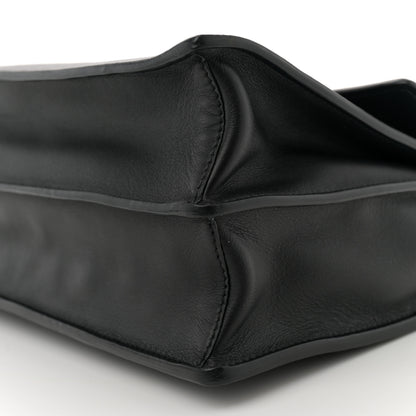 Prada Calfskin Medium Soft Sound Shoulder Bag Black 10 of 12