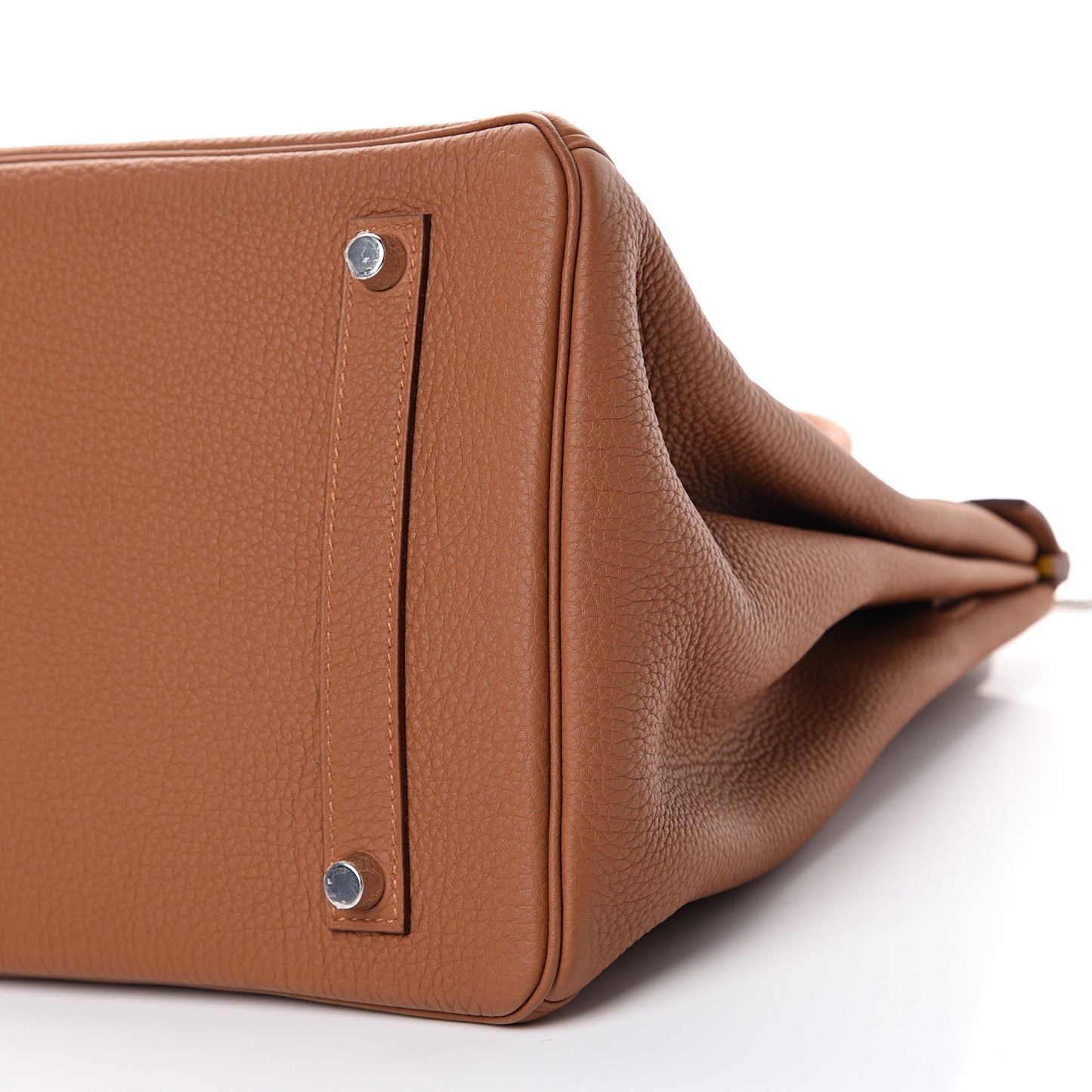 Togo Swift Officier Birkin 35 Gold Ambre